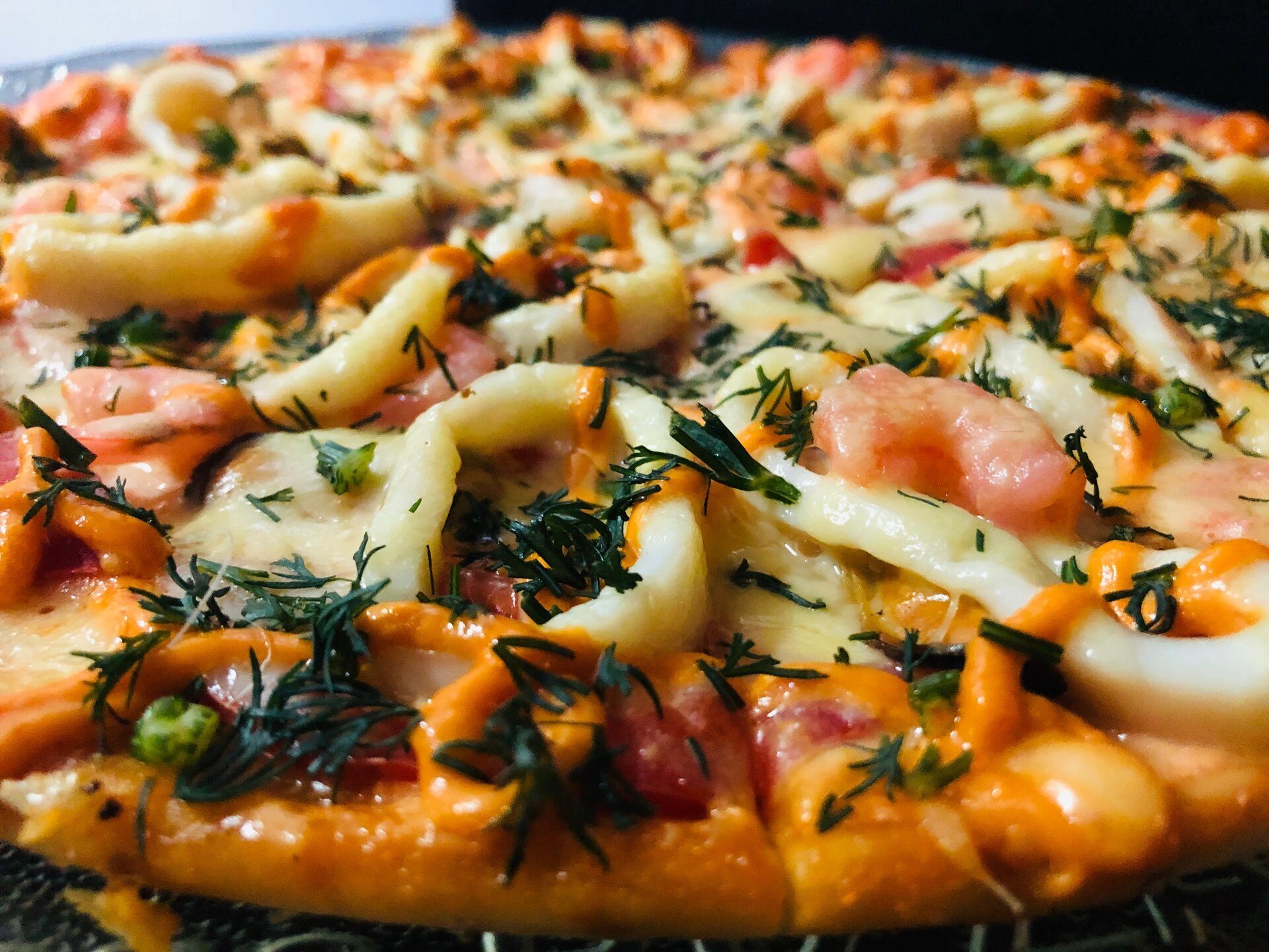 как приготовить пиццу с морепродуктами в духовке (120) фото